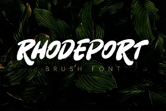 Rhodeport font