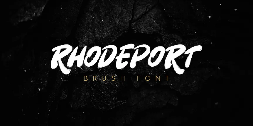 Rhodeport font