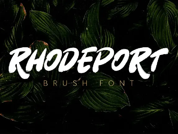 Rhodeport font