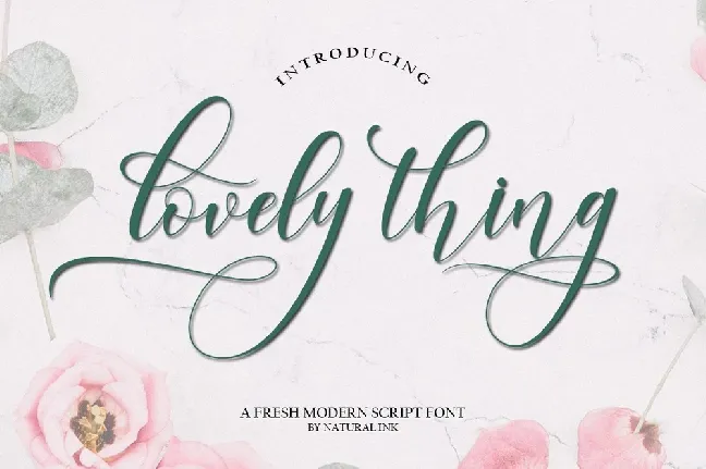 Lovely Thing font