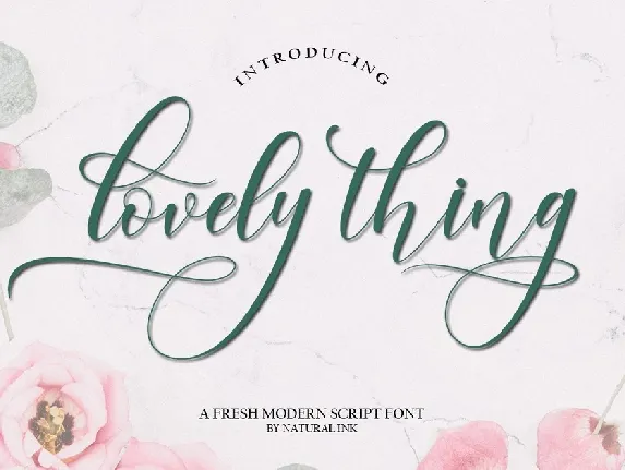 Lovely Thing font