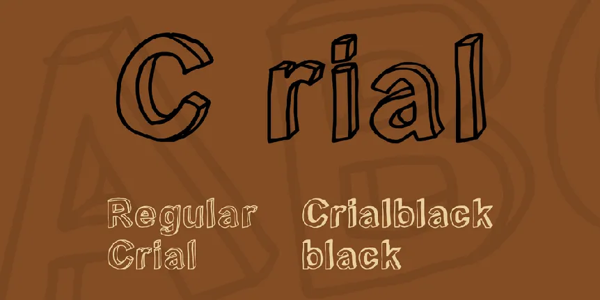 C rial font