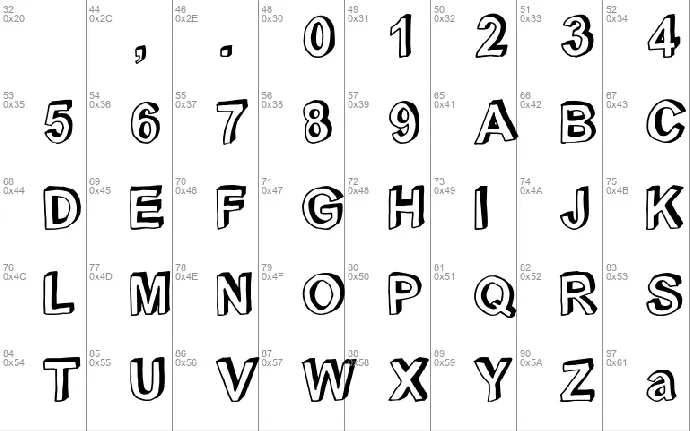 C rial font