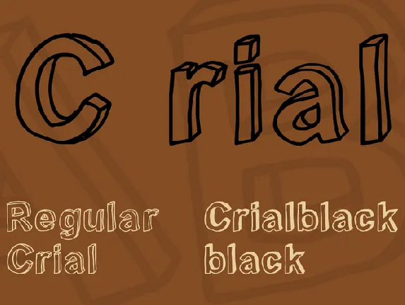 C rial font