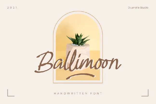 Ballimoon font