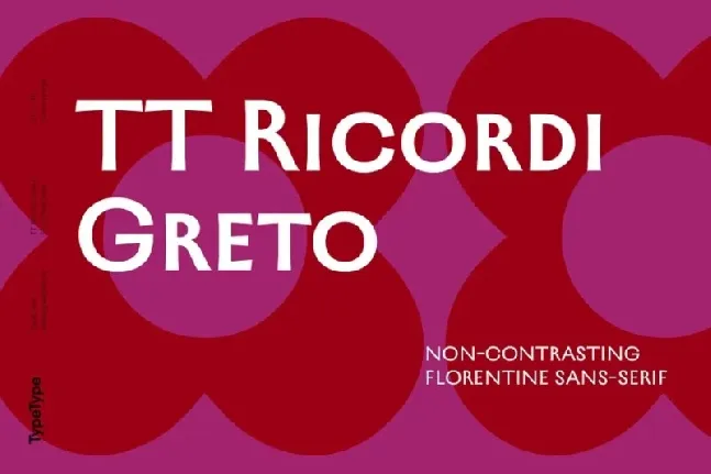 TT Ricordi Greto Family font