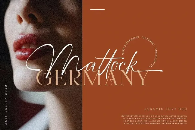 Mattock Germany Duo font