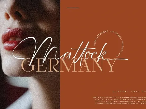 Mattock Germany Duo font