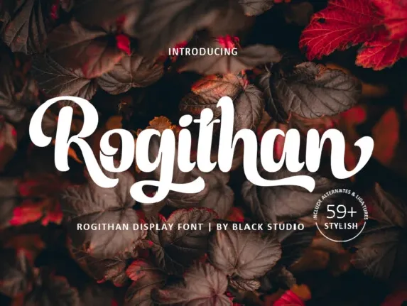 Rogithan Script font