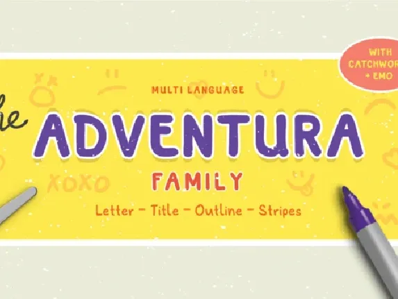 Adventura Family Free font