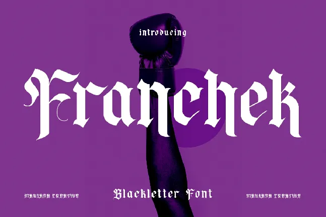 Franchek font