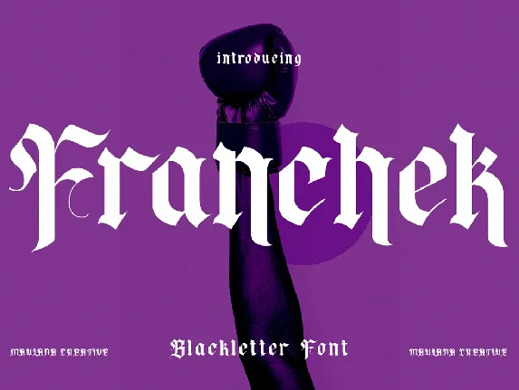 Franchek font