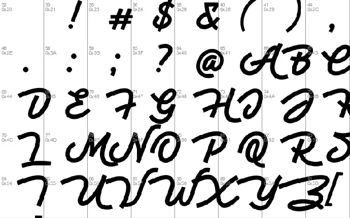 UT Stickers Demo font