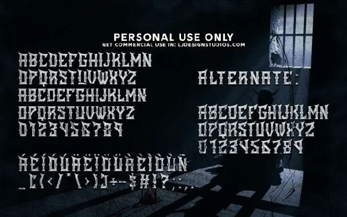 Night Vengeance font