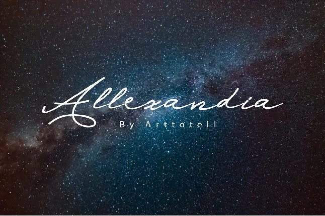 Allexandia font