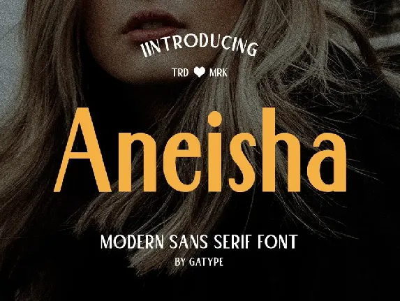 Aneisha font