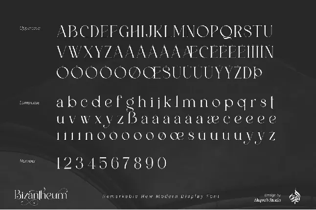 Bizantheum font