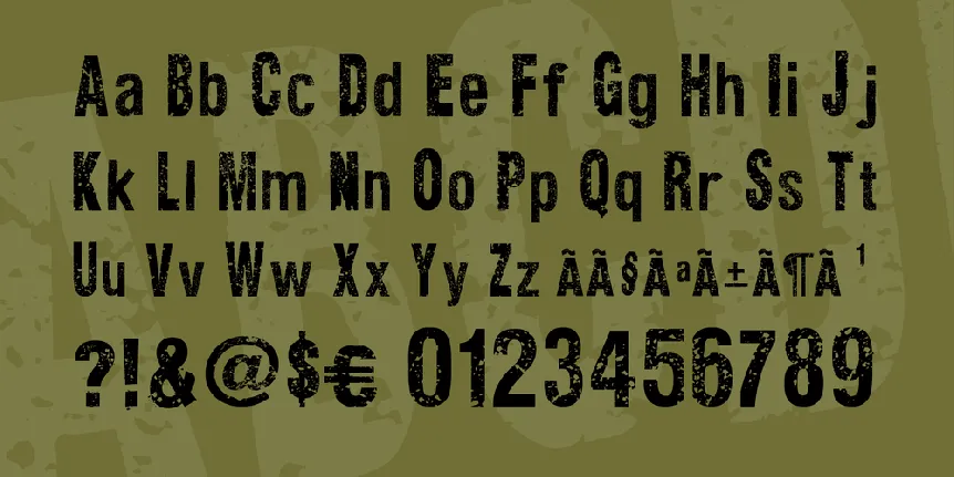 Texture Road font