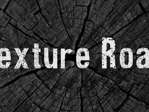 Texture Road font