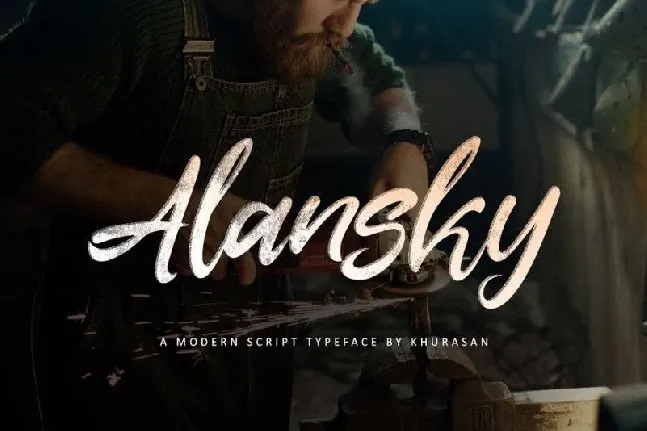 Alansky font