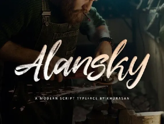 Alansky font