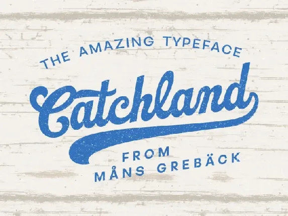 Catchland font