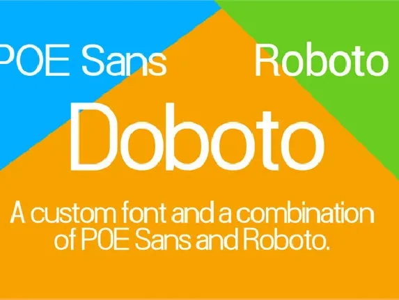 Doboto font