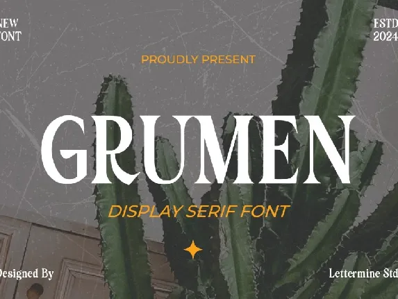 Grumen font