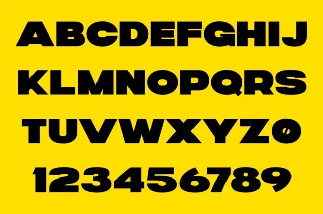 Stubed font