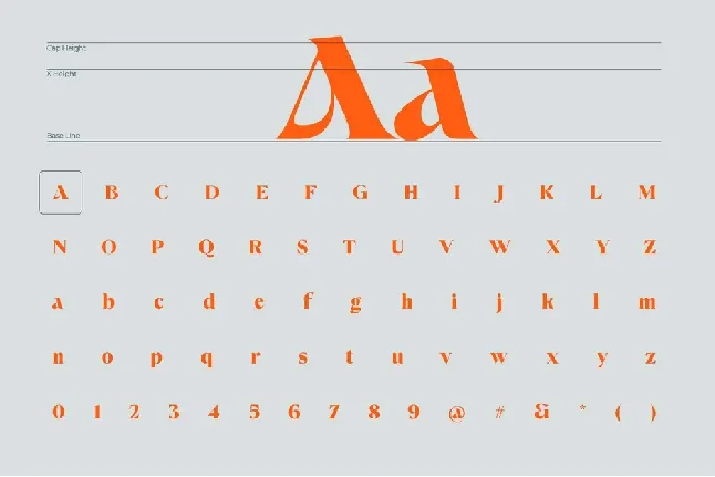 Avango font