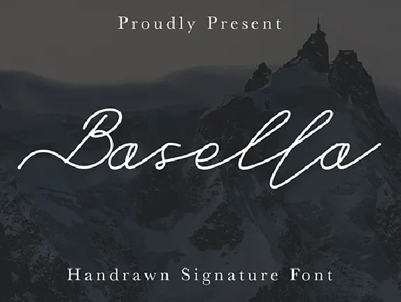 Basella-Demo font