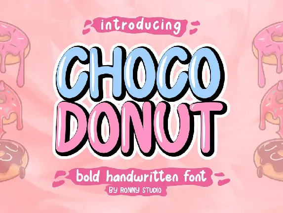 CHOCO DONUT font