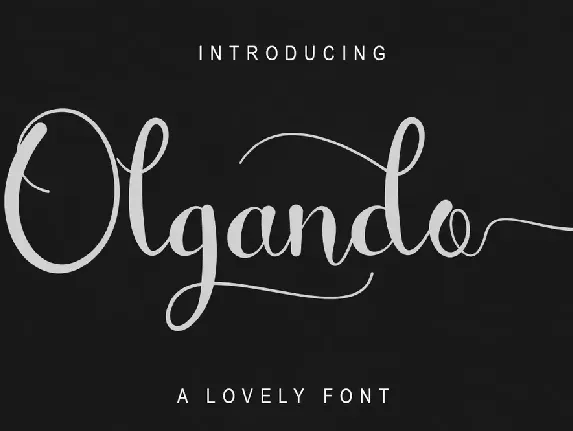 Olgando font