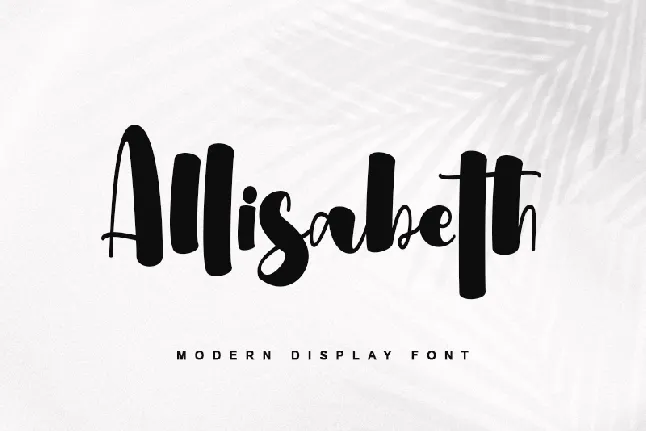 Allisabeth - Personal use font