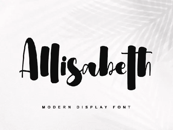 Allisabeth - Personal use font