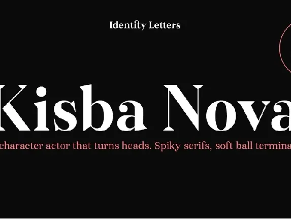 Kisba Nova Family font