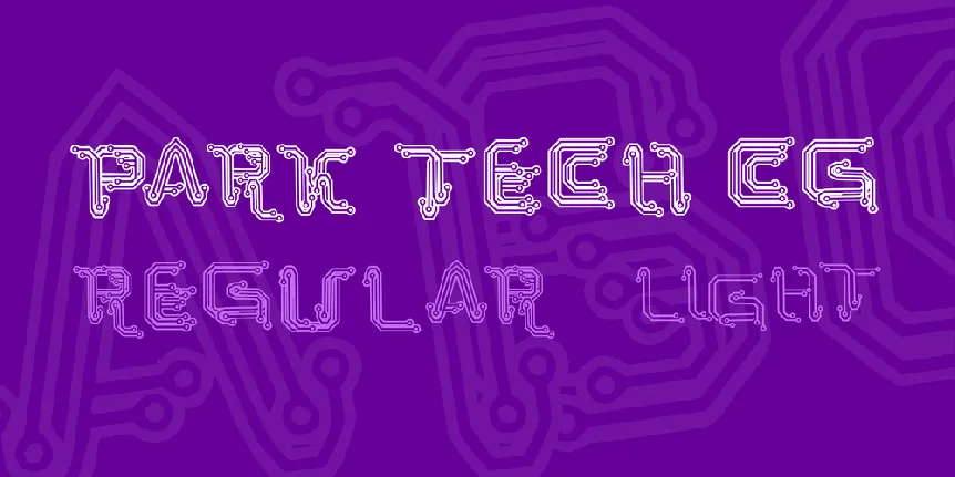 Park Tech CG font