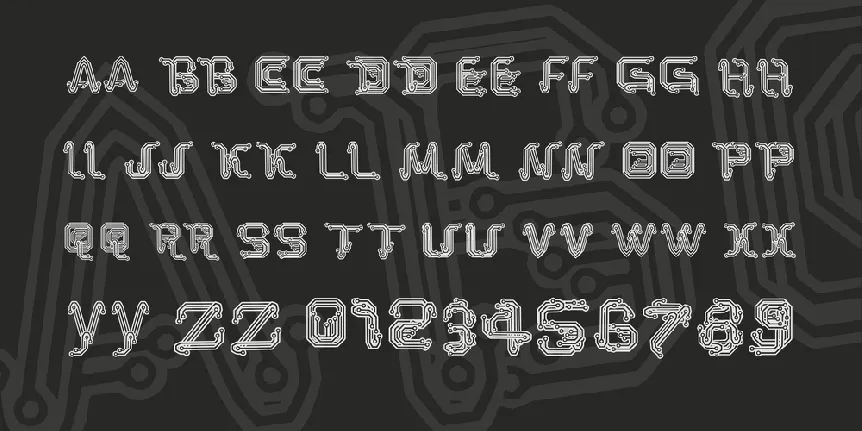 Park Tech CG font