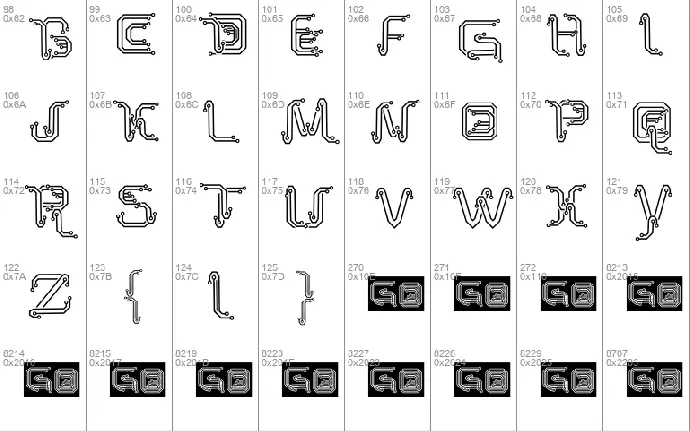 Park Tech CG font