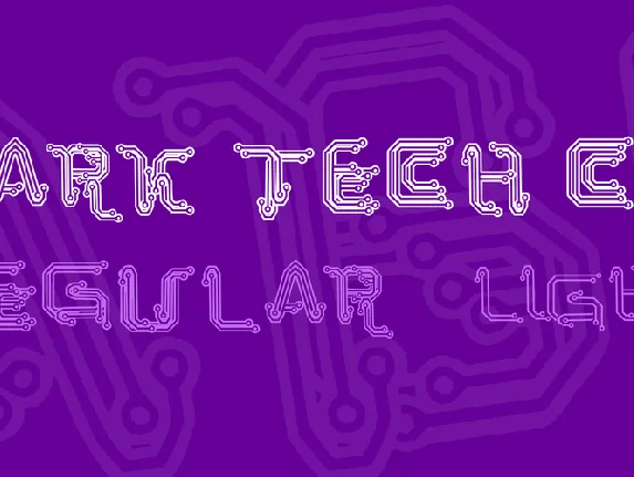 Park Tech CG font