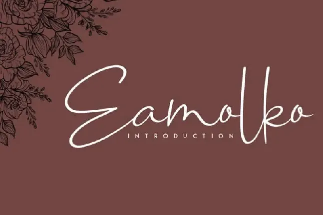 Eamolko Handwritten font