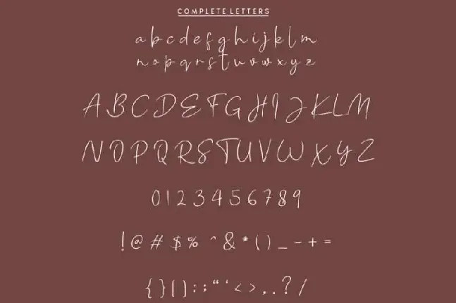 Eamolko Handwritten font