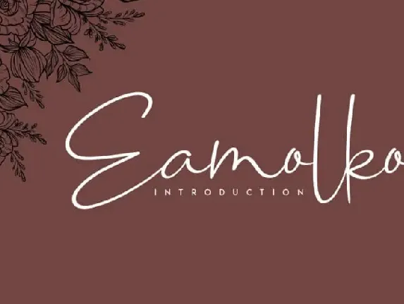 Eamolko Handwritten font