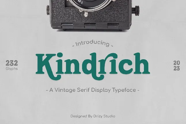 Kindrich font