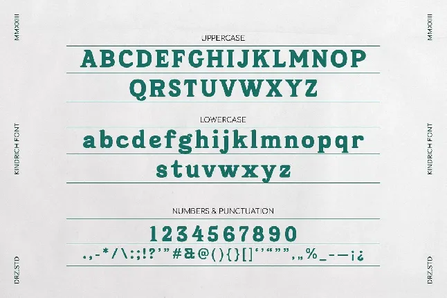 Kindrich font