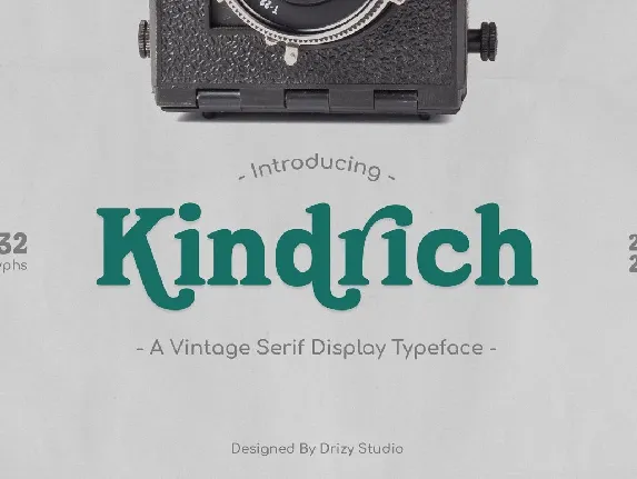 Kindrich font