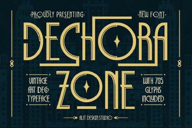 Dechora Zone font