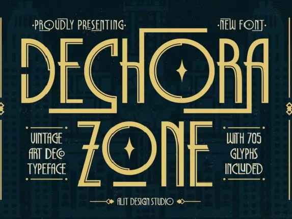 Dechora Zone font