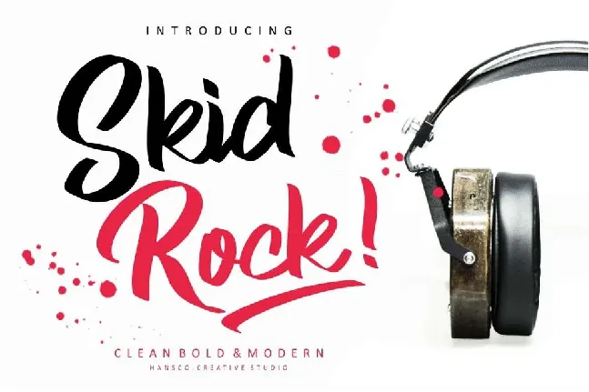 Skid Rock Script font