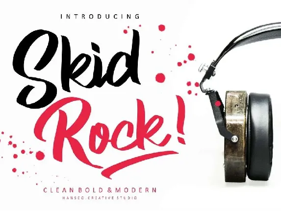 Skid Rock Script font